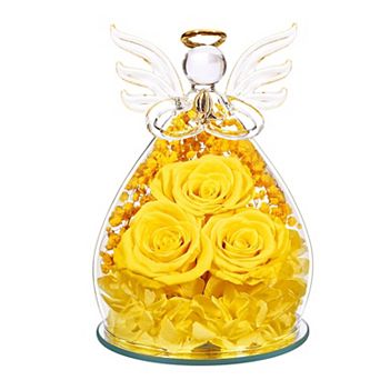 Preserved Rose Angel Birthday Mother's Day Gift