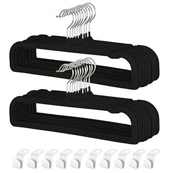 Non Slip Velvet Hangers Closet Organizer 20 pc