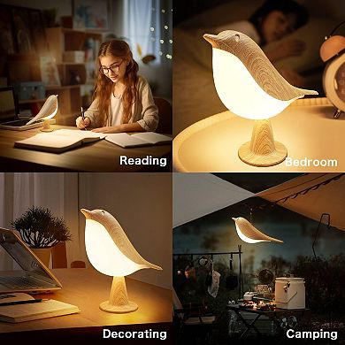 Bird Cordless Touch Night Light Gifts for Mom