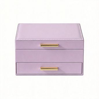 2-Layer Jewelry Box with Drawers Mother's Day Gifts