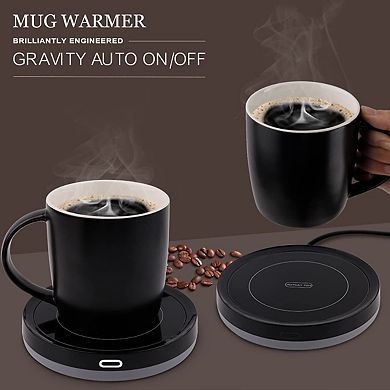 Mug Warmer Gravity-Induction Mother's Day Gifts 2pc