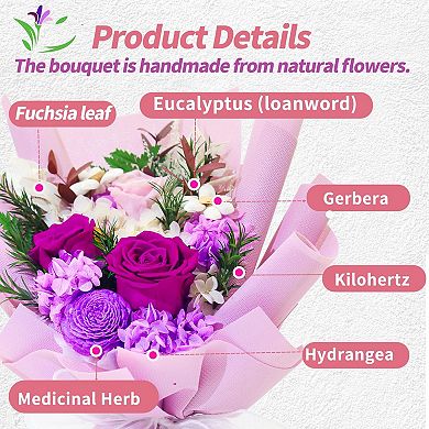 Preserved Flowers Anniversary Mother's Day Gift