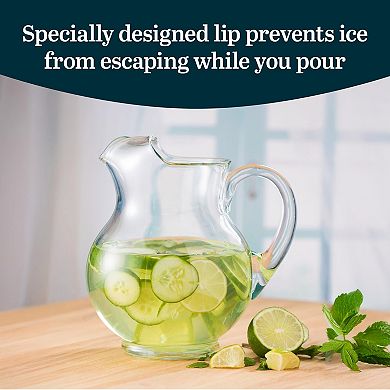 88oz Glass Pitcher With Handle Drink Pitchers 2pc