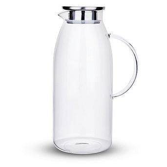 Glass Pitcher with Lid Handle Water Pitcher 100oz