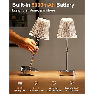 Cordless Crystal Touch Lamp Gifts for Mom