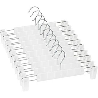 Skirt Hangers With Clips 360° Swivel Hangers 10 pc