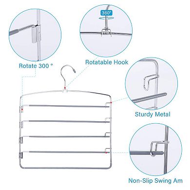 No Slip Pants Hangers Space Saving Hangers 3pc