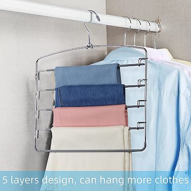 No Slip Pants Hangers Space Saving Hangers 3pc