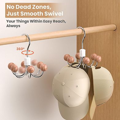 360° Swivel Closet Hanger Bra Organizer 2pc