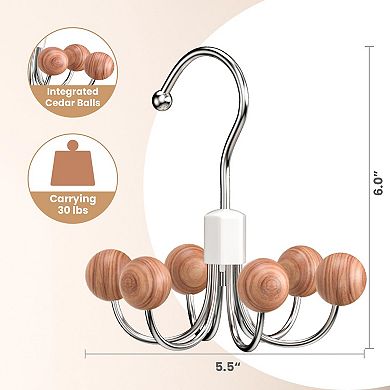 360° Swivel Closet Hanger Bra Organizer 2pc