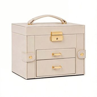 3 tier Jewelry Box 2 Drawers Mother's Day Gifts for her
