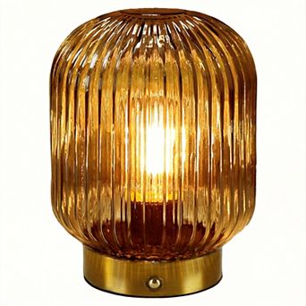 Small Glass Cordless Touch Lamp Gifts for Mom