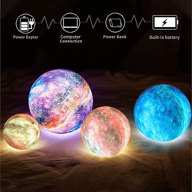 4.8" Moon Night Light 16 Colors Mother's Day Gifts