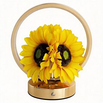 Sunflower Cordless Touch Lamp Birthday Mother's Day Gifts