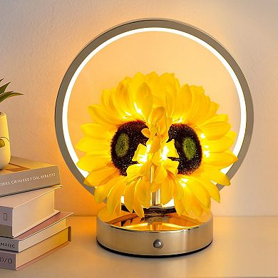 Sunflower Cordless Touch Lamp Birthday Mother's Day Gifts