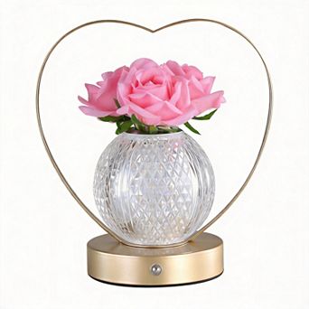 Cordless Touch Rose Flower Lamp Mother's Day Gifts