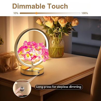Hydrangeas Cordless Touch Lamp Mother's Day Gifts