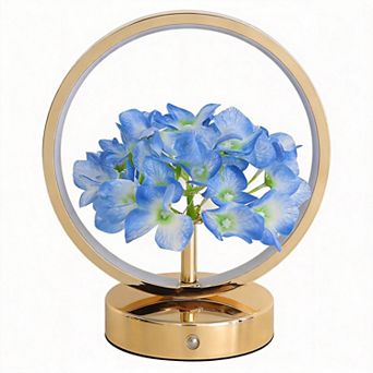 Hydrangeas Cordless Touch Lamp Mother's Day Gifts