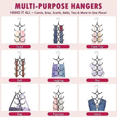 Bra Hangers Dorm Apartment Organizer 2pc