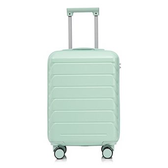 Trikiousd 20 Inch ABS Hard Shell Travel Checked Luggage with Combination Lock