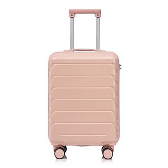 Trikiousd 20 Inch ABS Hard Shell Travel Checked Luggage with Combination Lock