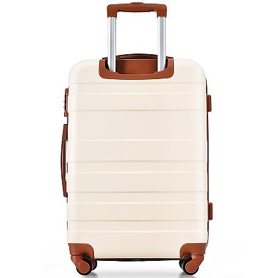 Trikiousd Hardshell Luggage Sets 3pcs with Spinner Wheels Suitcase and TSA Lock 20''24''28''