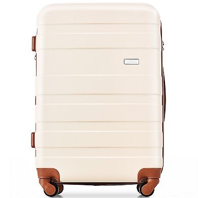 Trikiousd Hardshell Luggage Sets 3pcs with Spinner Wheels Suitcase and TSA Lock 20''24''28''