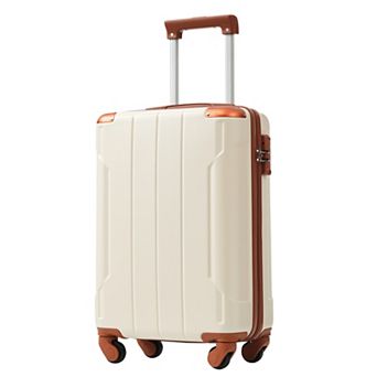 Trikiousd 20" ABS Hardshell Carry-On Luggage with TSA Lock & Spinner Wheels