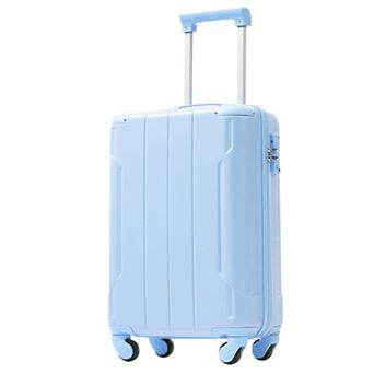 Trikiousd 20" ABS Hardshell Carry-On Luggage with TSA Lock & Spinner Wheels