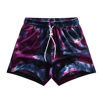 Men Athletic Graphic Pattern Shorts