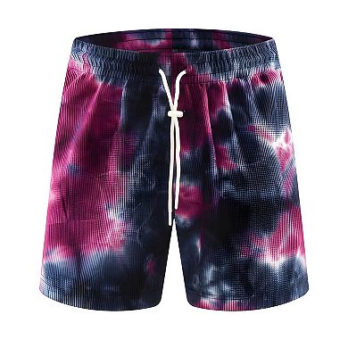 Men Athletic Graphic Pattern Shorts