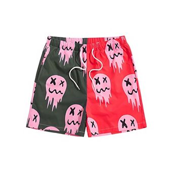 Men Active Print Casual Shorts