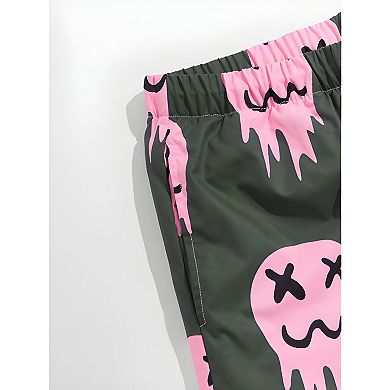 Men Active Print Casual Shorts