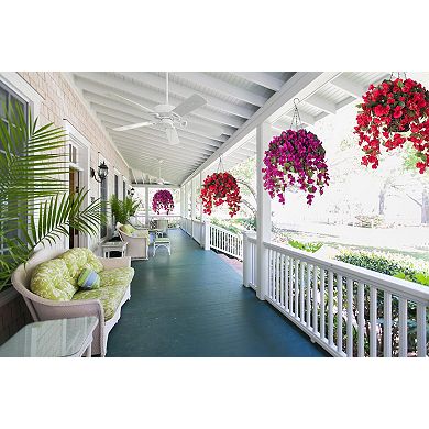 Artificial Hanging Hibiscus Flowers Outdoor Decor UV Resistant