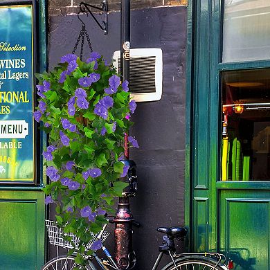 Artificial Hanging Flowers Basket UV Resistant Outdoor