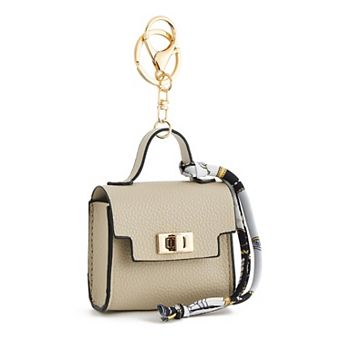 Mini Backpack Keychain Twist-lock Change Purse Key Headset Bag