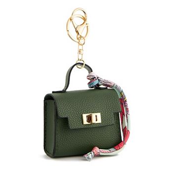 Mini Backpack Keychain Twist-lock Change Purse Key Headset Bag