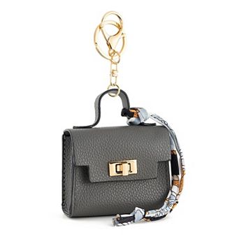 Mini Backpack Keychain Twist-lock Change Purse Key Headset Bag