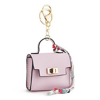 Mini Backpack Keychain Twist-lock Change Purse Key Headset Bag
