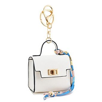 Mini Backpack Keychain Twist-lock Change Purse Key Headset Bag