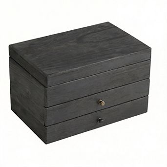 3-Layer Rustic Jewelry Box Organizer Mother's Day Gifts
