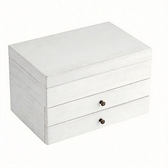 3-Layer Rustic Jewelry Box Organizer Mother's Day Gifts