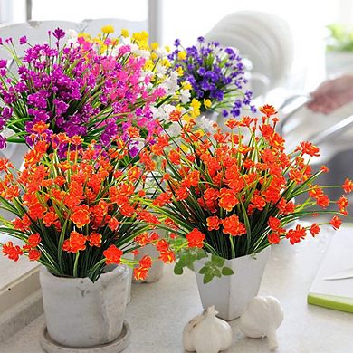 Artificial Daffodil Flowers Outdoors