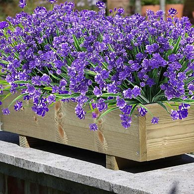 Artificial Flowers Faux Shrubs Greenery Decor