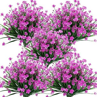 Artificial Flowers Faux Shrubs Greenery Decor