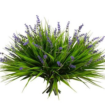 Artificial Monkey Grass Flowers UV Resistant Outdoor Decor