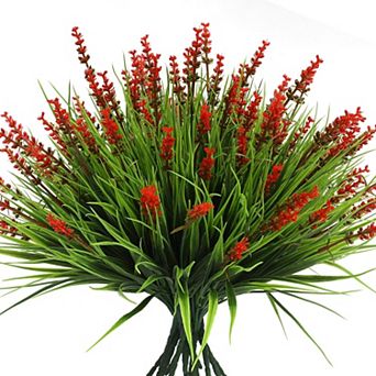 Artificial Monkey Grass Flowers UV Resistant Outdoor Decor