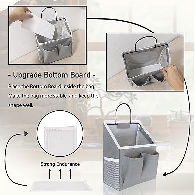 3-Pack Set Waterproof wall-mounted storage bags suitable for kitchens, bedrooms, offices, etc.