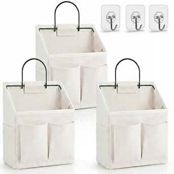 3-Pack Set Waterproof wall-mounted storage bags suitable for kitchens, bedrooms, offices, etc.