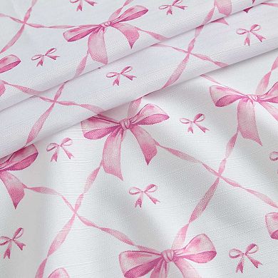 Betsey Johnson Festive Bow Trellis Shower Curtain Set